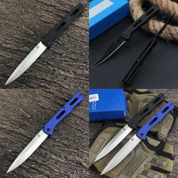 High Quality 417 Fact Minimalist Folding Knife 9Cr13Mov Blade Nylon Handle Easy To Carry Outdoor Hunting Hiking Pocket Knife 15535 535 533 748 940 3300 4170