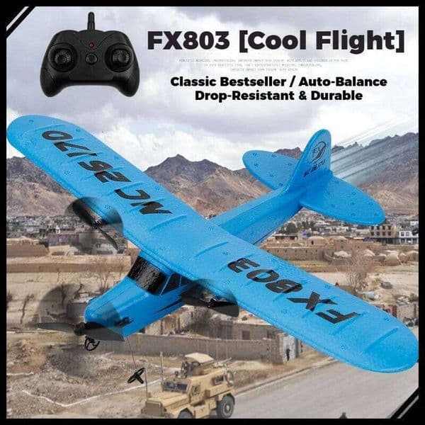 FX803 RC Airplane Fixed Wing Foam Glider 2.4G Remote Control Aircraft Electric Flying Model Plane Outdoor Kids Toy Gift 26Y0508
