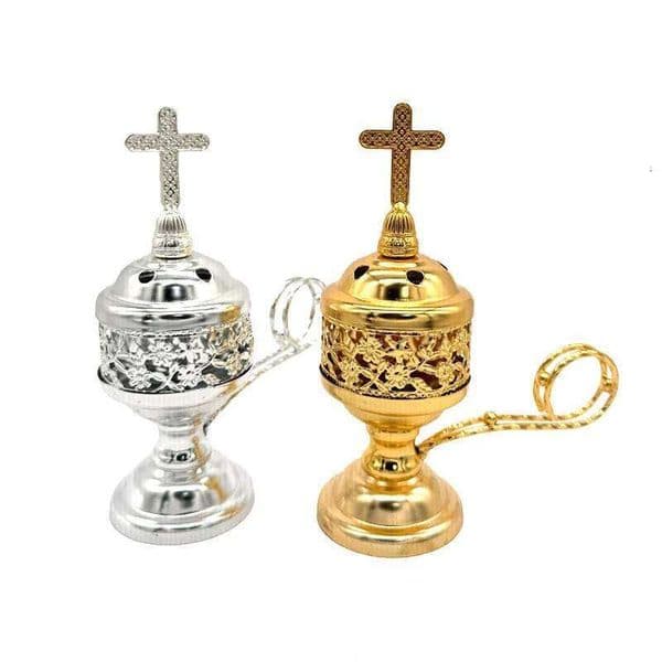 Household metal sandalwood charcoal stove, burner, Middle Eastern small incense burner 26H0508