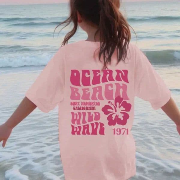 Girl Casual Letter Printed Round Neck Pullover Short Sleeve T-Shirt Summer Youth Clothing Girls Round Neck Clothing L260508