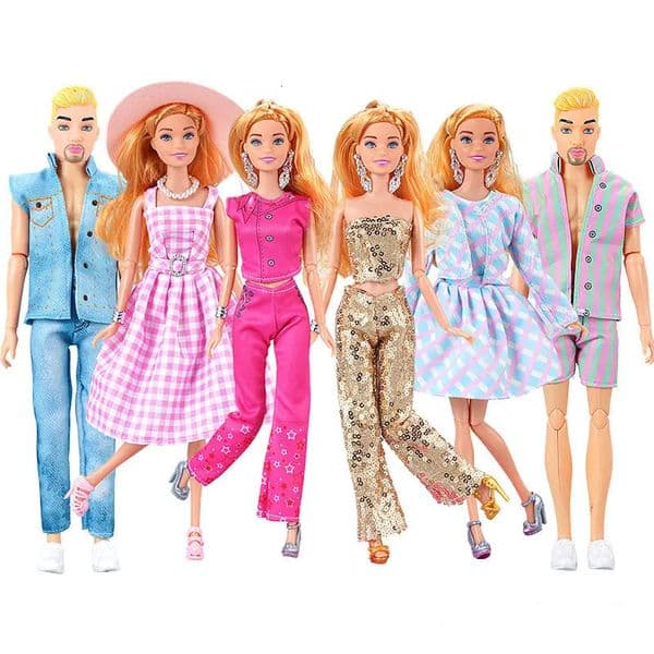 30cm Male/ Female Doll Full Set 1/6 Bjd Ken Doll with Clothes Girls Dress Up Toys Gifts260507