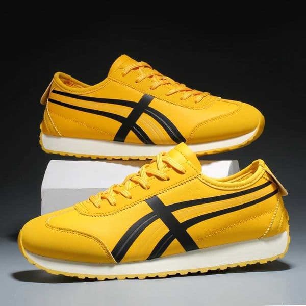 Fashion Sneakers Mens Sports Shoes Womens Running Shoes Yellow Casual Sneakers Men Comfort Walking Shoes Flat Trainers H260507