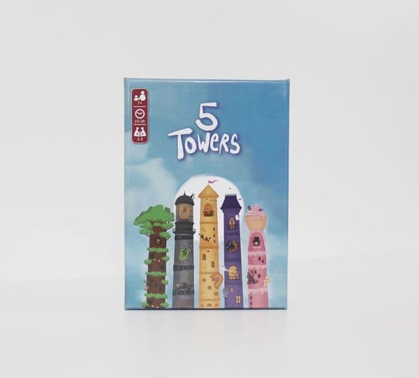 5 Towers Board Game 26 Players Fast paced card game Funny Strategy 260507