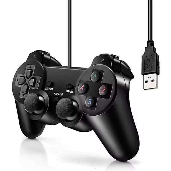 Vibration Joystick Wired USB Controller PC Computer Laptop WinXP/Win7/Win8/Win10 For Vista Black Gamepad S260506