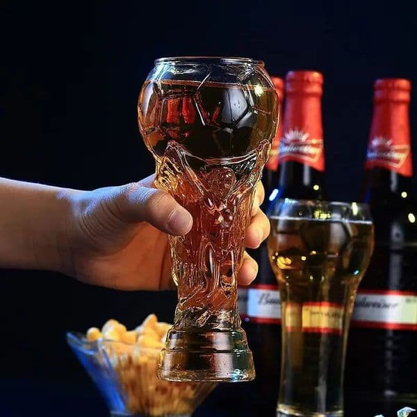 Beer Glass Coffee Mugs trophy shape Comfort with Distinctive Texture Beer Mug Suitable for Family Gatherings 260508