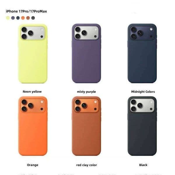 Official Anime Liquid Silicone Magnetic Case for iPhone 17 /Pro/Pro Max, AI Touch Wireless Charging Protective Cover 26W0508