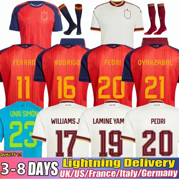 2026 World Cup spain Soccer Jerseys LAMINE YAMAL PEDRI GAVI MORATA Carvajal FERRAN RODRIGO Jersey Men Kid Kit Football Shirt CUBARSI MERINO camiseta espana espa a