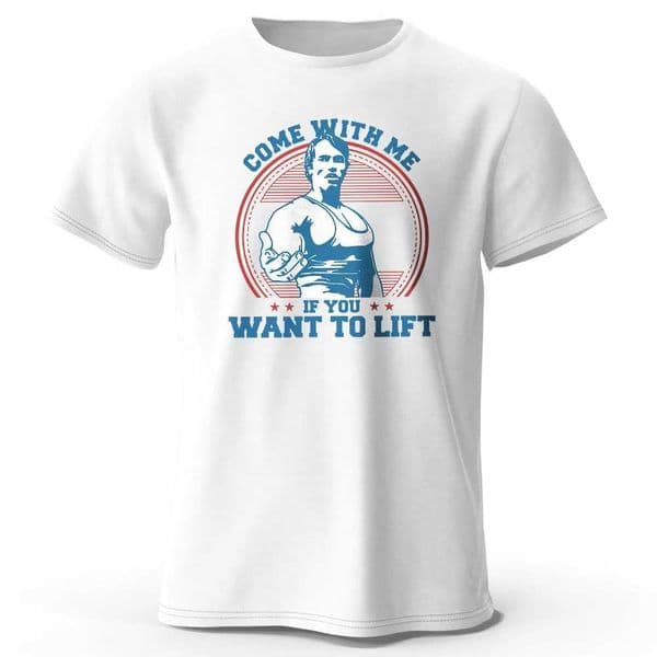 Come with Me If You Want To Lift Printed Mens T-Shirt 100 Cotton Oversized Funny Graphic Tees for Men Summer Tops Q260508