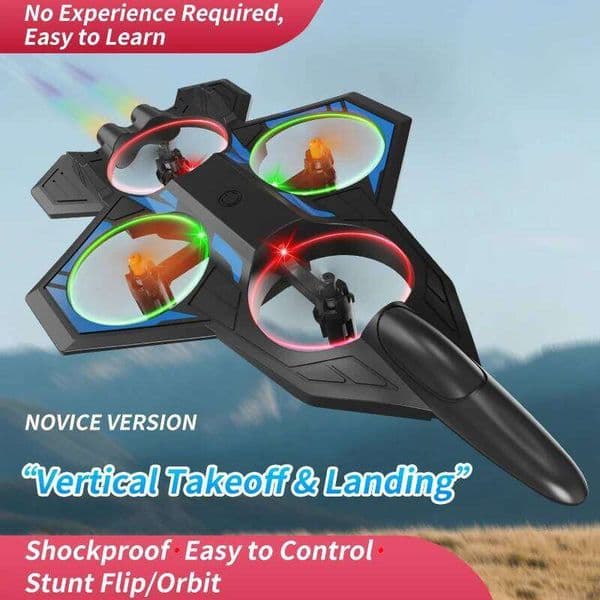 New Toy L101 RC Foam Airplane 2.4G Stunt Flip with LED Color Lights Remote Control Plane Children's Gift 26Y0508