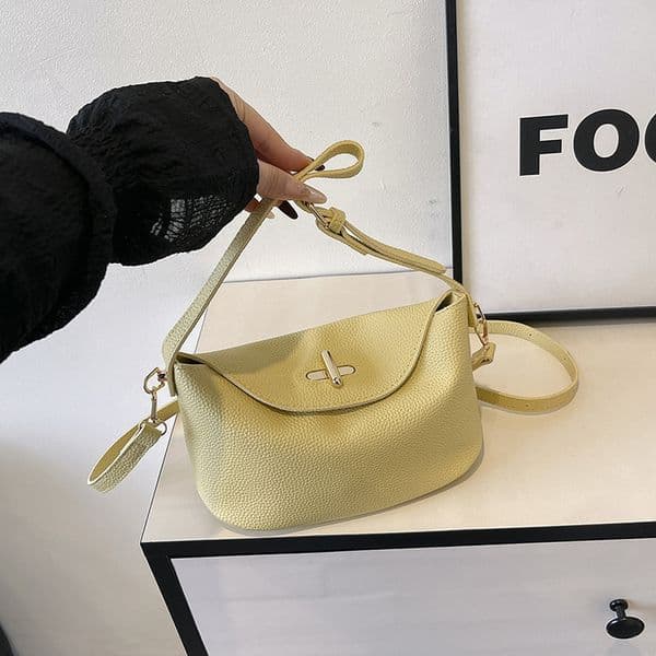 Spring New Small Fresh Simple Foreign Style Solid Color Handbag Bag Temperament Casual Crossbody Women's Bag