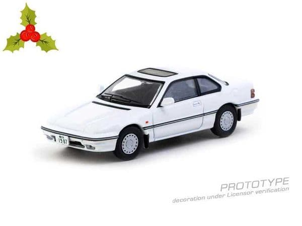 J Collection X Tarmac 164 Prelude BA4 White/KPGC110 Blue Metallic Alloy Vehicle Collectible Car ModelL2605088I72