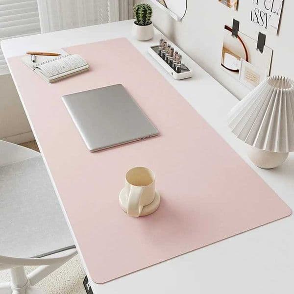 PU Leather Mouse Pads Desk Mat for Office Solid Color Gaming Waterproof Non-slip Computer Pad Keyboard PadsT260508