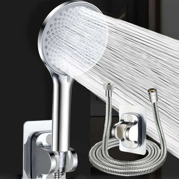 3-speed Booster Adjustment Handheld Head Large Water Volume Top Spray Household Universal Shower Set 26L0508