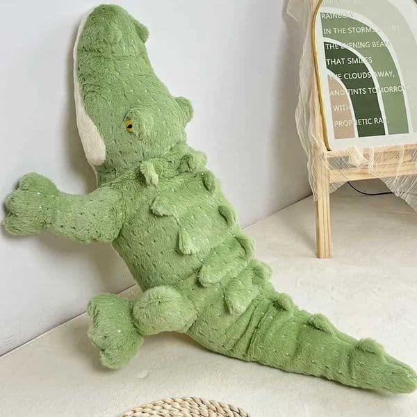 Soft Crocodile Plush Toy Fluffy Full Stuffed Animal Pillow Doll Jungle Green Giant Alligator Sofa Cushion Birthday plush Gift L2605090ODV