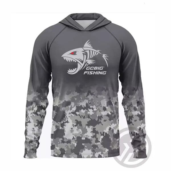 HUK Long Sleeve Hooded Face Cover Fishing Shirts Quick Dry Sweatshirts Breathable UV Protection Men Fishing Jerseys UPF 50 260508