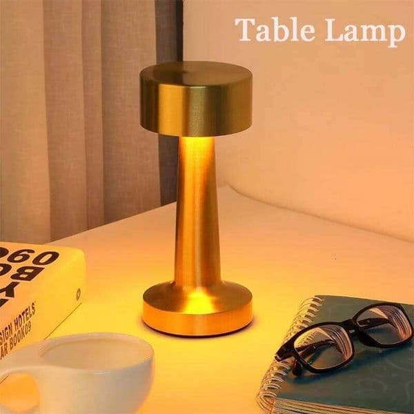 USB Rechargeable Touch Senso Room LED Bedside Decorative Table Lamp Restaurant Bar Desktop Mood Lighting Night Lights Decor S260508