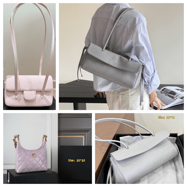 C C Bag Designer Style Quilted Shoulder Bag Casual Tote Hobo Handbag CC Preppy CoCo Handbag CC 26C Spring-Summer Preppy Women's Daily Use Mother's Day gift
