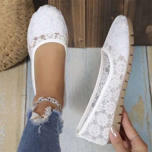 Spring Autumn Round Toe Fashionable Comfortable Casual Sports Shoes Square Heel Shallow Mouth Mesh Single Shoes for Women 260423ww