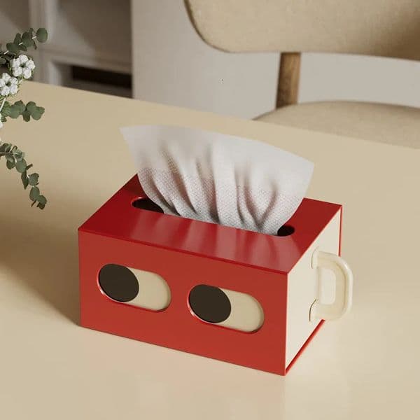 Tissue Box Table Napkin Rings Tissue Case Paper Box Container Solid Storage Box Home Table Decoration 260508