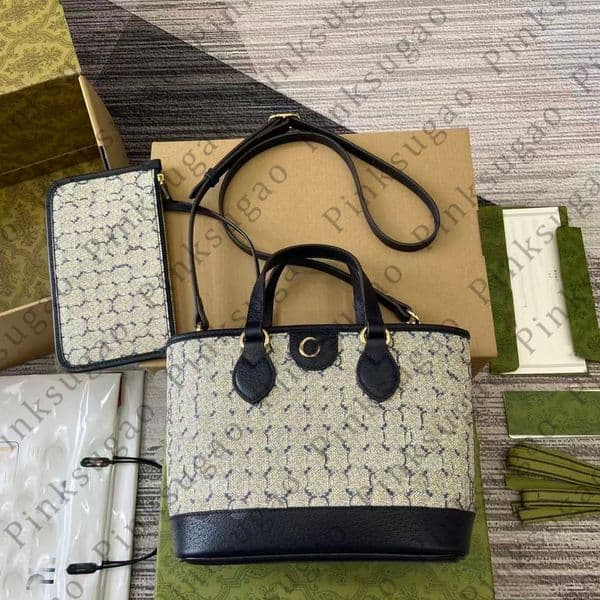 Women Handbag Shoulder Bags Bucket Bag 2pcs Tote Bag Set Top Best Quality with Mini Pouch Detachable Crossbody Strap for Daily Casual Use -Xinkai260507430