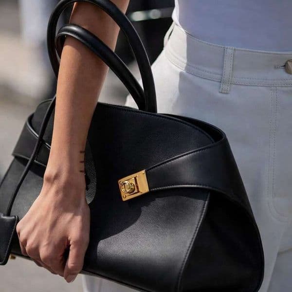 Cross Border Foreign Trade Niche Lock Buckle Design Tote New Women S Handbag Vintage Single Shoulder Crossbody Bag Crossbody Bag Handbag Shoulder Bag