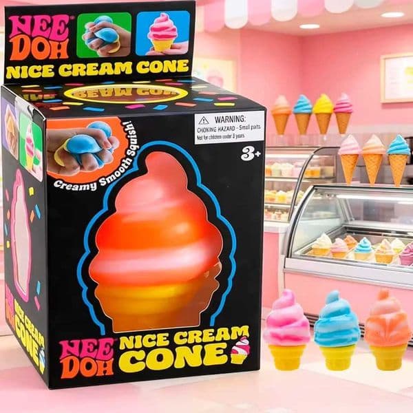 New Schylling Needoh Ice-Cream Sensory Toy Stress Relieving Blocks Pinching Relieving Puzzle Solving Venting Children Souvenir L260509