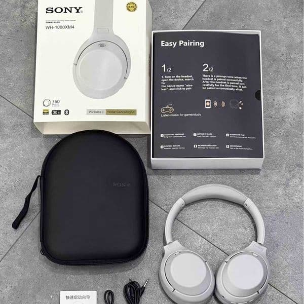 New WH-1000XM4 over-ear sports wireless noise-canceling Bluetooth headphones with full ear coverage and ultra-long battery life T260509