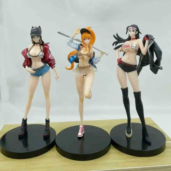One Piece GK Street Fashion Trendy Figure of Empress Robin and NamiL2600509
