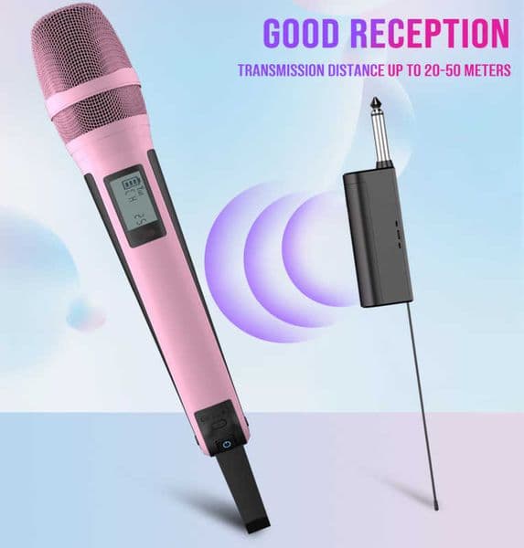 G-MARK SKM9000 Wireless Microphone Professional UHF Frequency Adjustable Metal Sheel For Paryt Show Teaching Wedding S260508OAKP