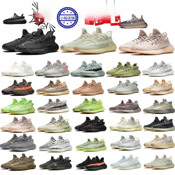 Designer Shoes Running Shoes For Men Women 350 Flats Breathable Sneakers Fashion Comfort Trainer Sneaker Mesh Leather Outdoor Sports Mens Trainers