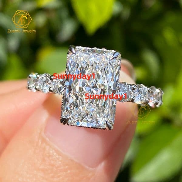 IGI Certified HPHT CVD Lab Grown Diamond 1 vvs 18K 14K Real Gold Jewelry Engagement Wedding Ring for Women Man