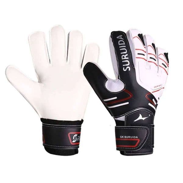 1 Pair Size 5-10 Goalkeeper Anti Slip Thickened Kids Football Goalie Gloves Adjustable Professional 26L0509