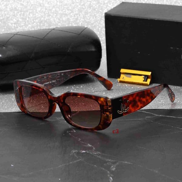 Designer jewelry channels sunglasses Home Black and White Panda Womens Fashion Personalized Sunglasses UV Protection cc sunglasses