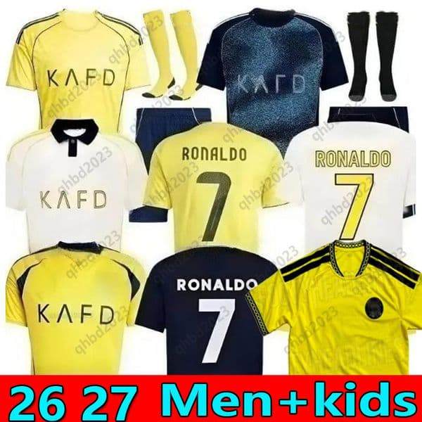 S-4XL Al NaSsrS FC soccer Jerseys Ronaldo mane JoAo FElix 2026 Home OTAVIO 26 27 COMAN JOAO FELIX Gonzalo Talisca PEDRO Vincent men Football shiirt KIDS 999