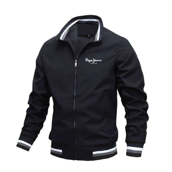 Autumn And Winter Men's Stand Collar Casual Zipper Outdoor Sports Coat Designer Fashion Windbreaker Jacket For Men Waterproof Bomber