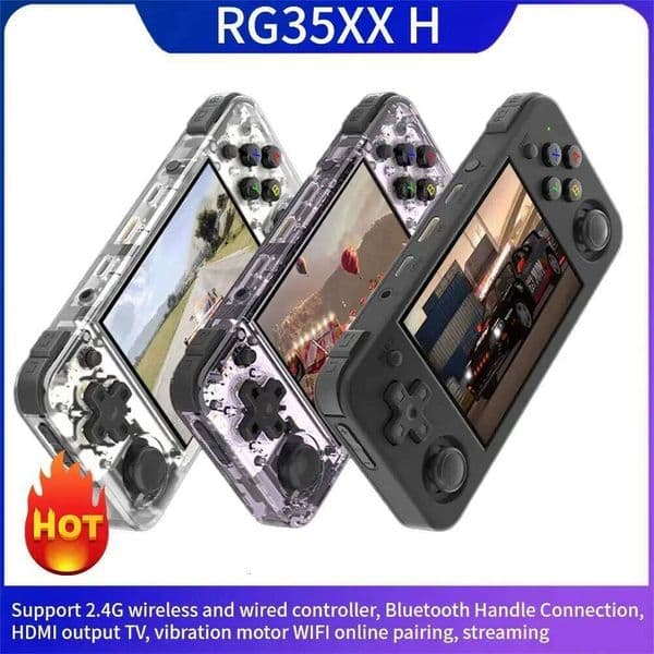 ANBERNIC RG35XX H Handheld Game Console Linux 3.5 Inch I Screen H700 Retro Video Player 3300mAh 64G 5528 Classic Games 26L0509