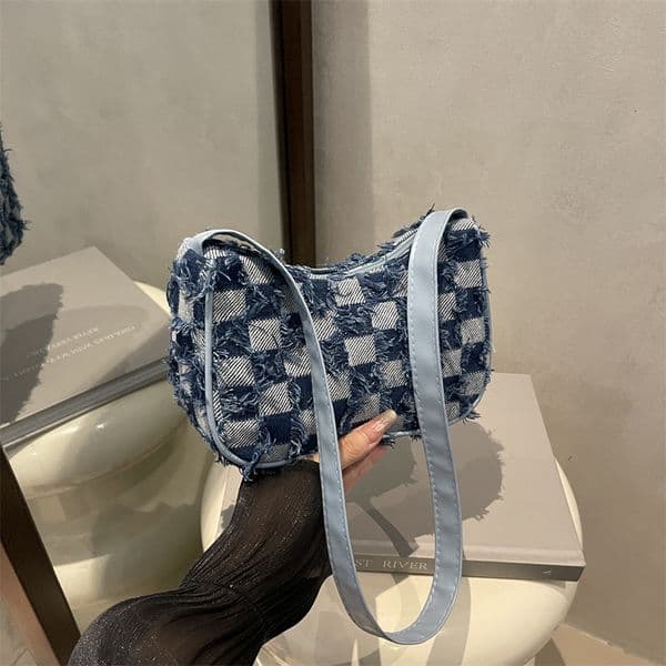 Bestseller 2025 Fashionable Gradient Star Denim Design Casual Chain Crossbody Shoulder Small Square Women's Bag Ddmytues