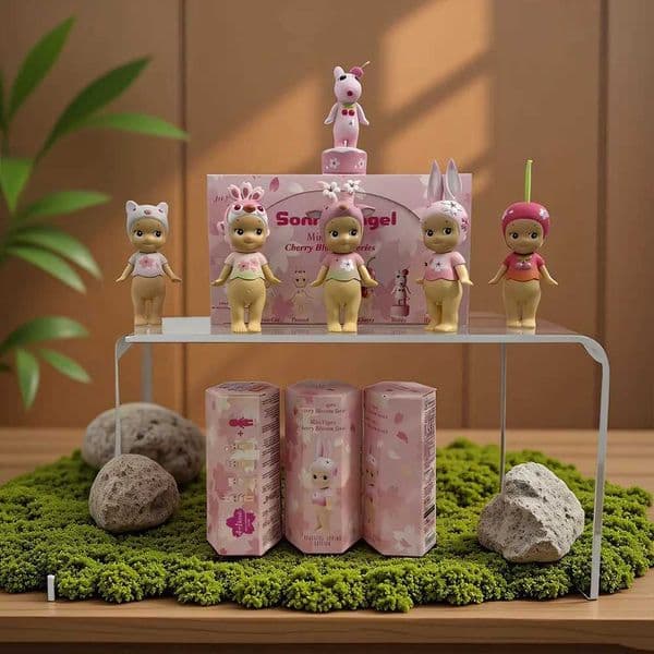 New High Quty Mini Figure Cherry Blossom Series Blind Box Cute Mini Decorative Childrens Surprise Gift L260509NPNP