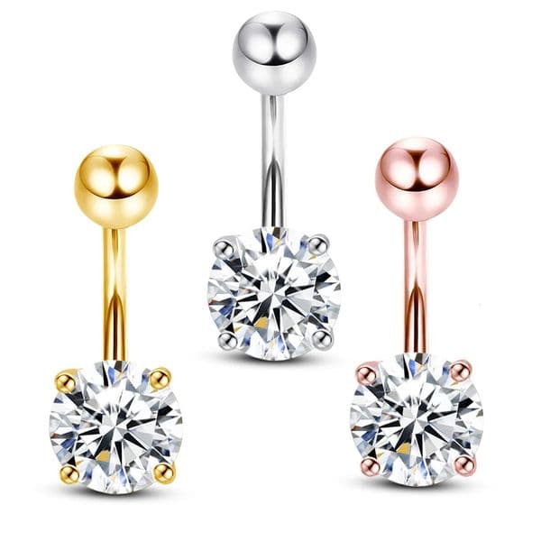 High Quality Belly Button for Women 100 925 Sterling Silver Girls Sexy Piercing Navel Nail Body Fine Jewelry 260509