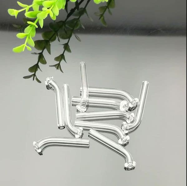 Glass Pipes Smoking Hand-blown Beautifully Handcrafted Smoking Pipe Curved glass firing machine head