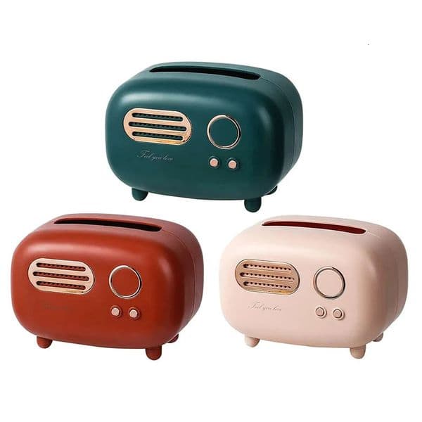 Retro Creative Tissue Box Paper Box Living Room Light y Coffee Table Remote Control Storage Box Cute Napkin Box 260508