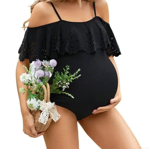 Comfortable Maternity Swimsuit with Abdominal Support Swimwear for Pregnancy Swimming and Water Activities A2UB 260509