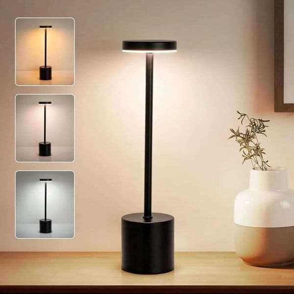 LED Table Touch Sensor Rechargeable Desktop Night Wireless Reading Lamp for Restaurant Hotel Bar Bedroom Decor Light S260508 93c