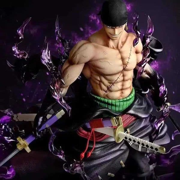 25cm One Piece Zoro Figures Sky Painting Roronoa Zoro Action Figures Anime PVC Collection Model Toys Desktop Decoration Gifts S260508