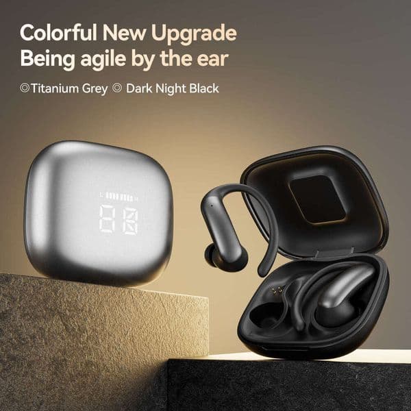 Smart New M145 Ear Hook OWS Semi-In-Ear Open Bluetooth Earphone Dual Digital Display Private Model