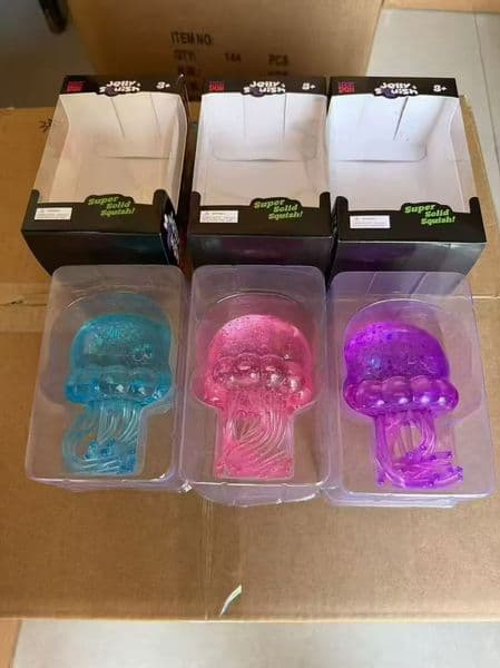Wholesale 16cm Giant jellyfish Squishy Sensory Toy with a Super Solid Squish for Adult,Decompression Toy for Anxiety