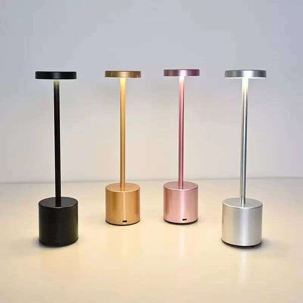 3 Color Dimming Cordless LED Table Lamp Retro Atmosphere Light for Restaurant Bar Outdoor Ambient S260508