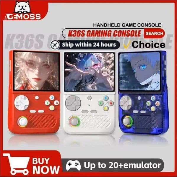 K36s Open Source Portable Retro Handheld Console 3.5Inch I Hd Color Screen Support Gba Arcade p Classic Game For Travel 26Y0509