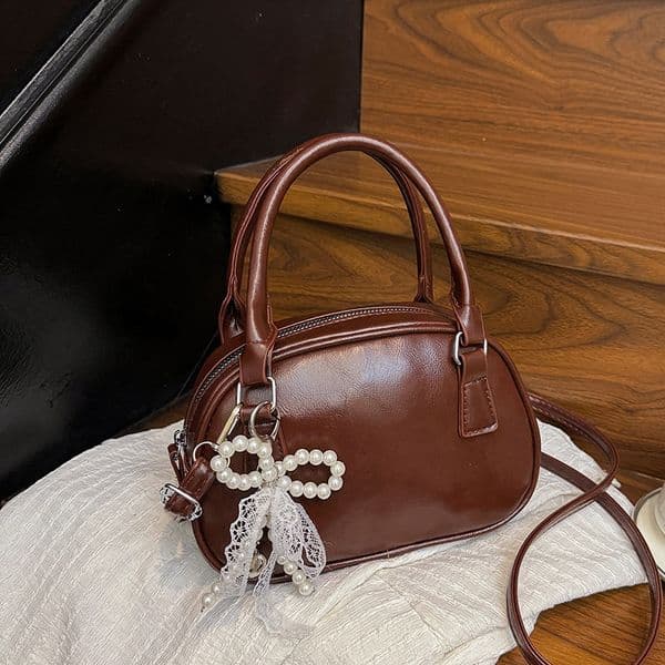 Bestseller Wholesale Foreign Trade Bowknot Shoulder Bag For Women, Korean Version, Ins-Style Simple Crossbody Bag, Stylish PU Texture Small Handbag Ddmytues