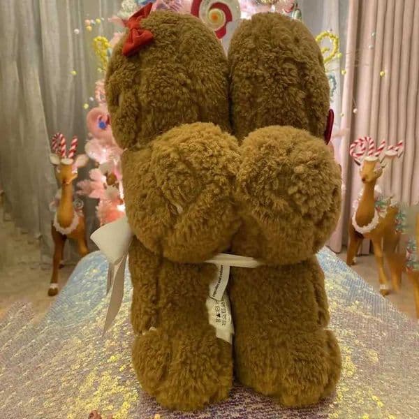 Christmas Decoration Toys Cute Gingerbread Man Toy Biscuit Man Doll Cartoon Soft Pillow Cushion Home Decor Kids Gift L2605093EB1